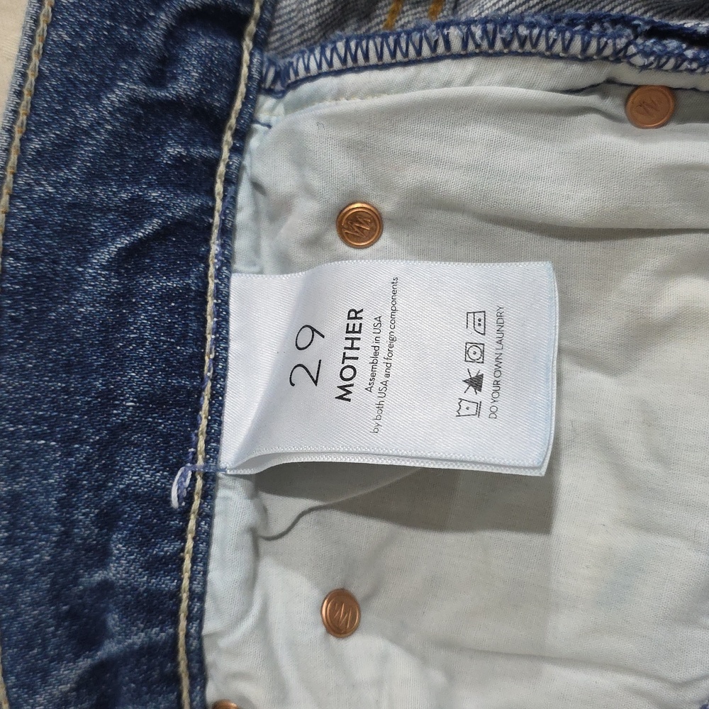MOTHER HIGH WAISTED STUDY HOVER JEANS SIZE 29 - Picture 11 of 16